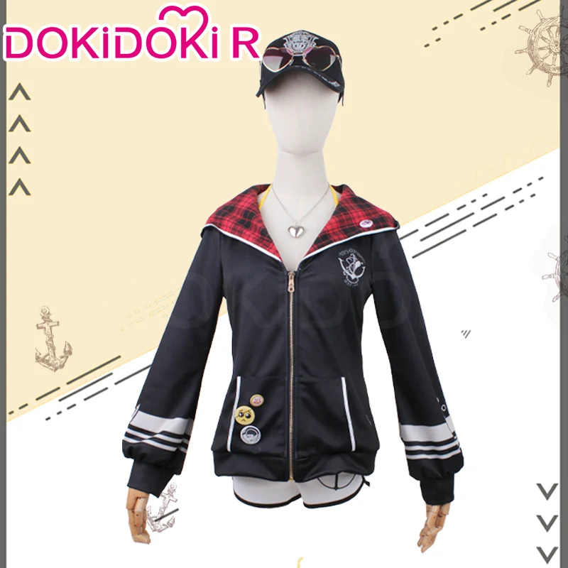 【Size XS-XL】DokiDoki-R VTuber Hololive Cosplay Houshou Marine Costume Swimsuit Hololive Fantasy