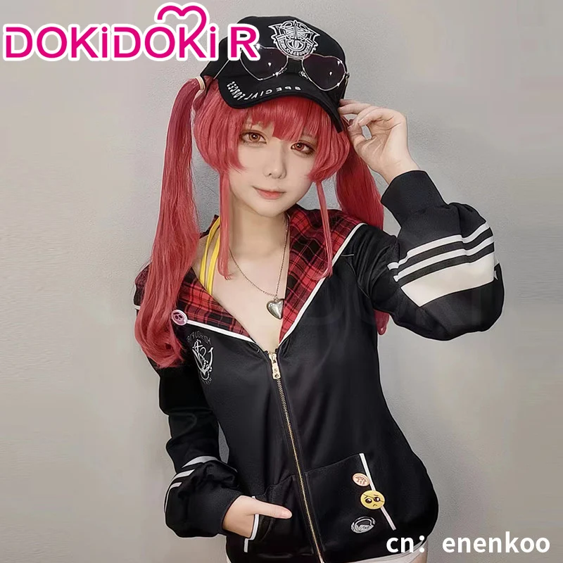 【Size XS-XL】DokiDoki-R VTuber Hololive Cosplay Houshou Marine Costume Swimsuit Hololive Fantasy - Image 2