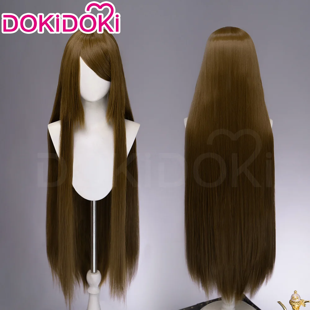 【Partially Ready For Ship】【Brown】DokiDoki Cosplay Wig Basic Wig Long Straight Brown 100 CM Hair Wig Base - Image 2