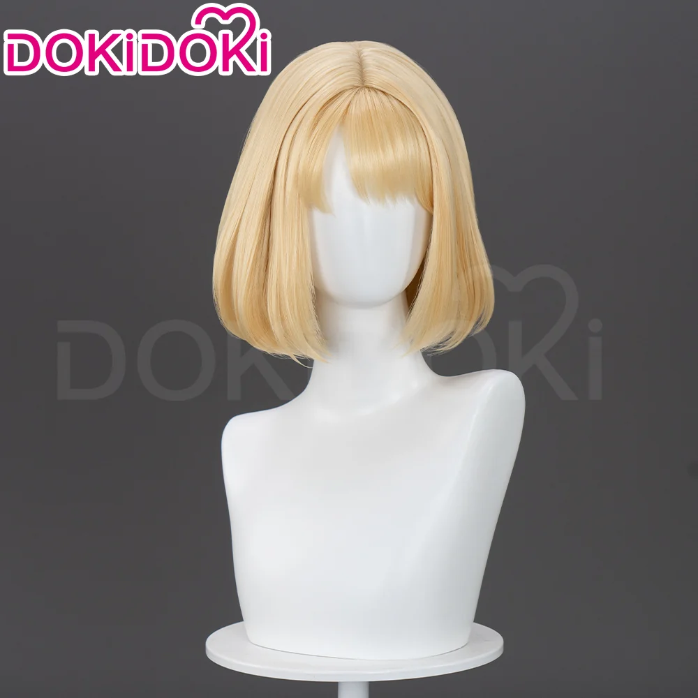 【Ready For Ship】DokiDoki Anime  Cosplay  Wig Short Straight Yellow Hair - Image 2