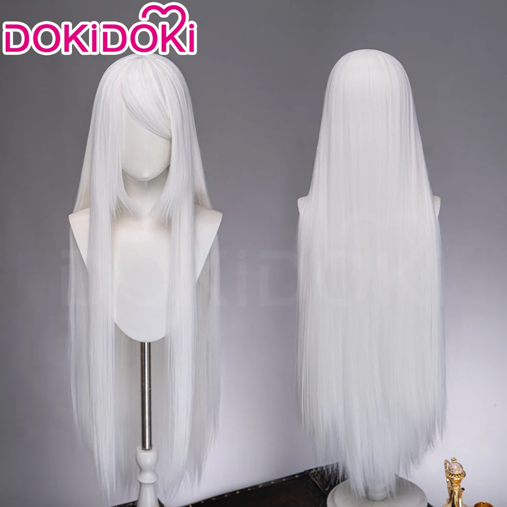 【US LOCAL SHIPPING 】DokiDoki Cosplay Wig Basic Wig Long Straight Black White Silver 100 CM Hair Wig Base - Image 2