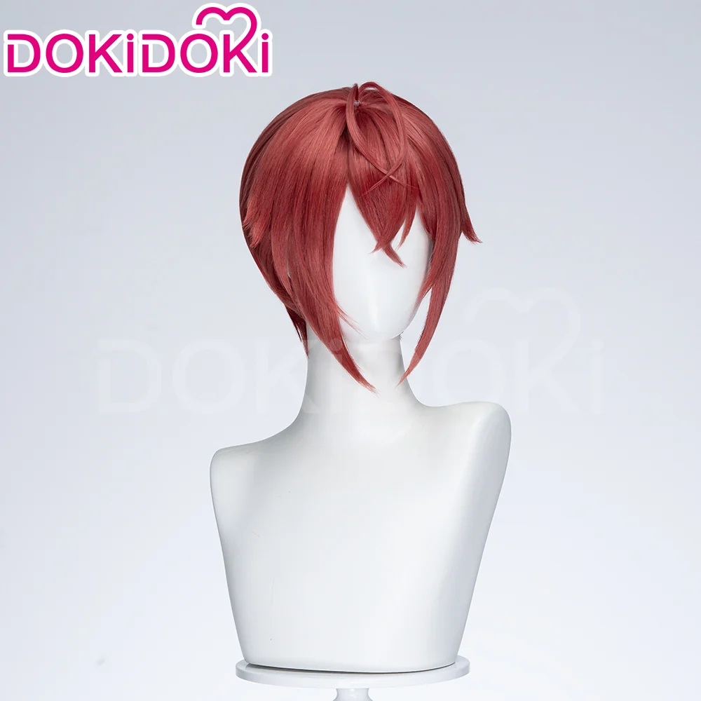 【Short Ver Ready For Ship】DokiDoki Cosplay Wig Short Red Hair High Temperature Fiber / Crown - Image 5