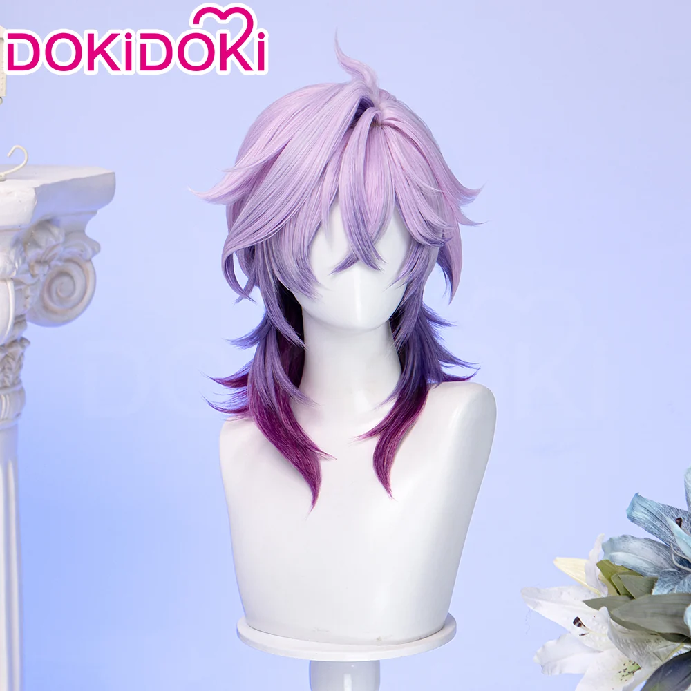 【US/EU Local Shipping】DokiDoki Game Genshin Impact Cosplay Durin Purple Wig Song of the Welkin Moon / Head Accessory - Image 3