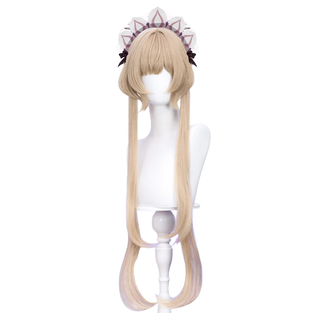 【US LOCAL SHIPPING 】DokiDoki Game Genshin Impact Cosplay Sandrone Wig Long Straight Brown Hair Marionette Song of the Welkin Moon - Image 5