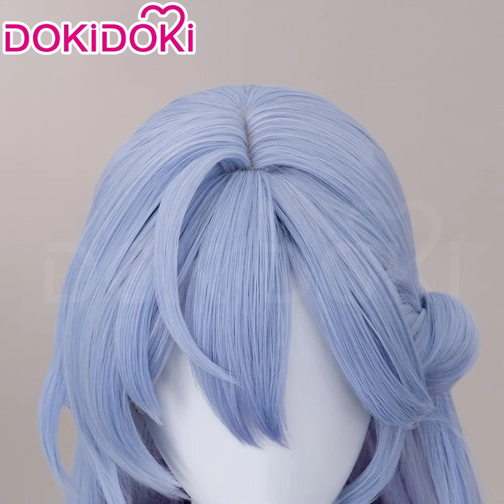 【US/EU LOCAL SHIPPING 】DokiDoki Game Honkai: Star Rail Cosplay Robin Wig Long Curly Blue Gradient Hair - Image 4