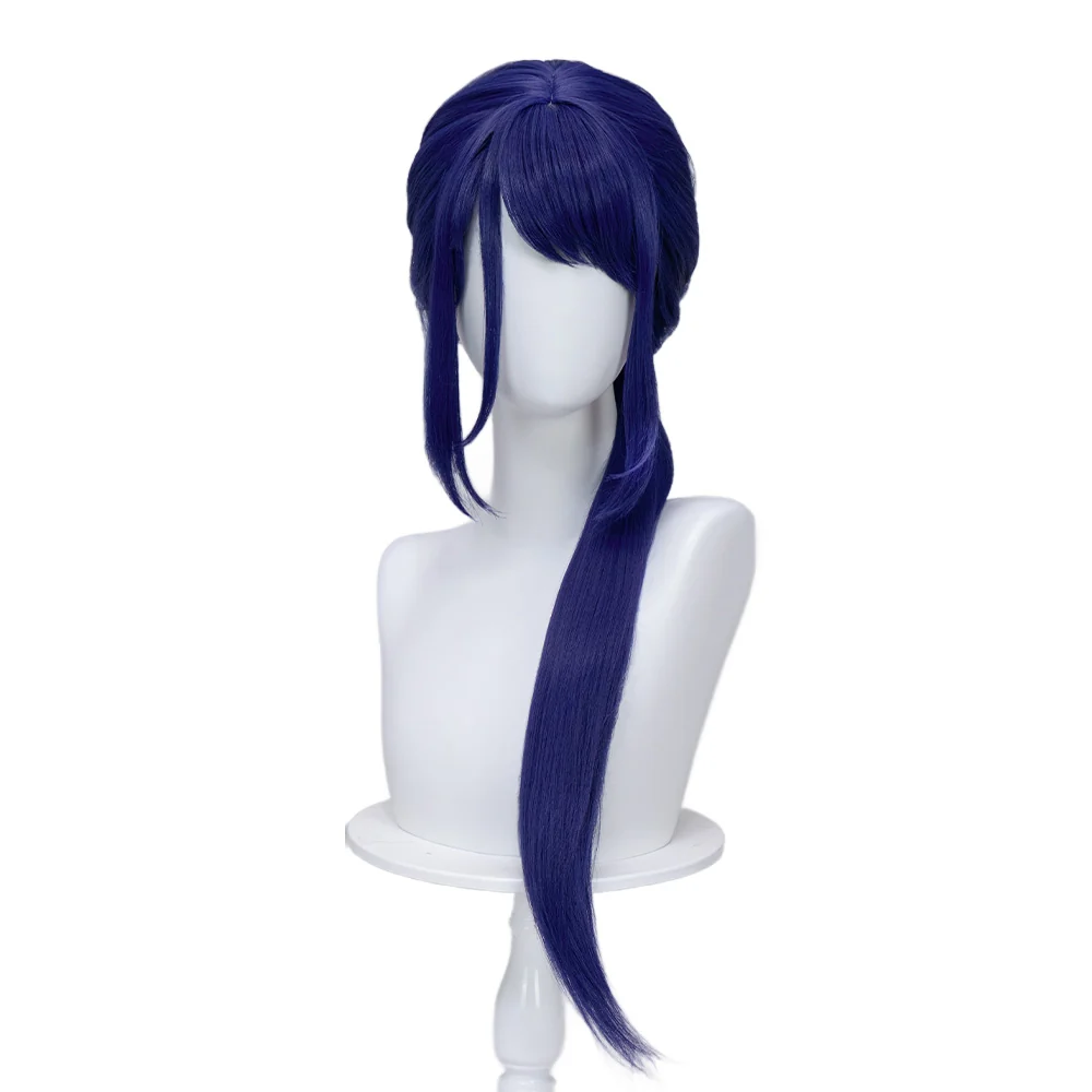 【US LOCAL SHIPPING 】DokiDoki Game MiSide Cosplay Mita Wig Long Curly Dark Purple Hair - Image 5
