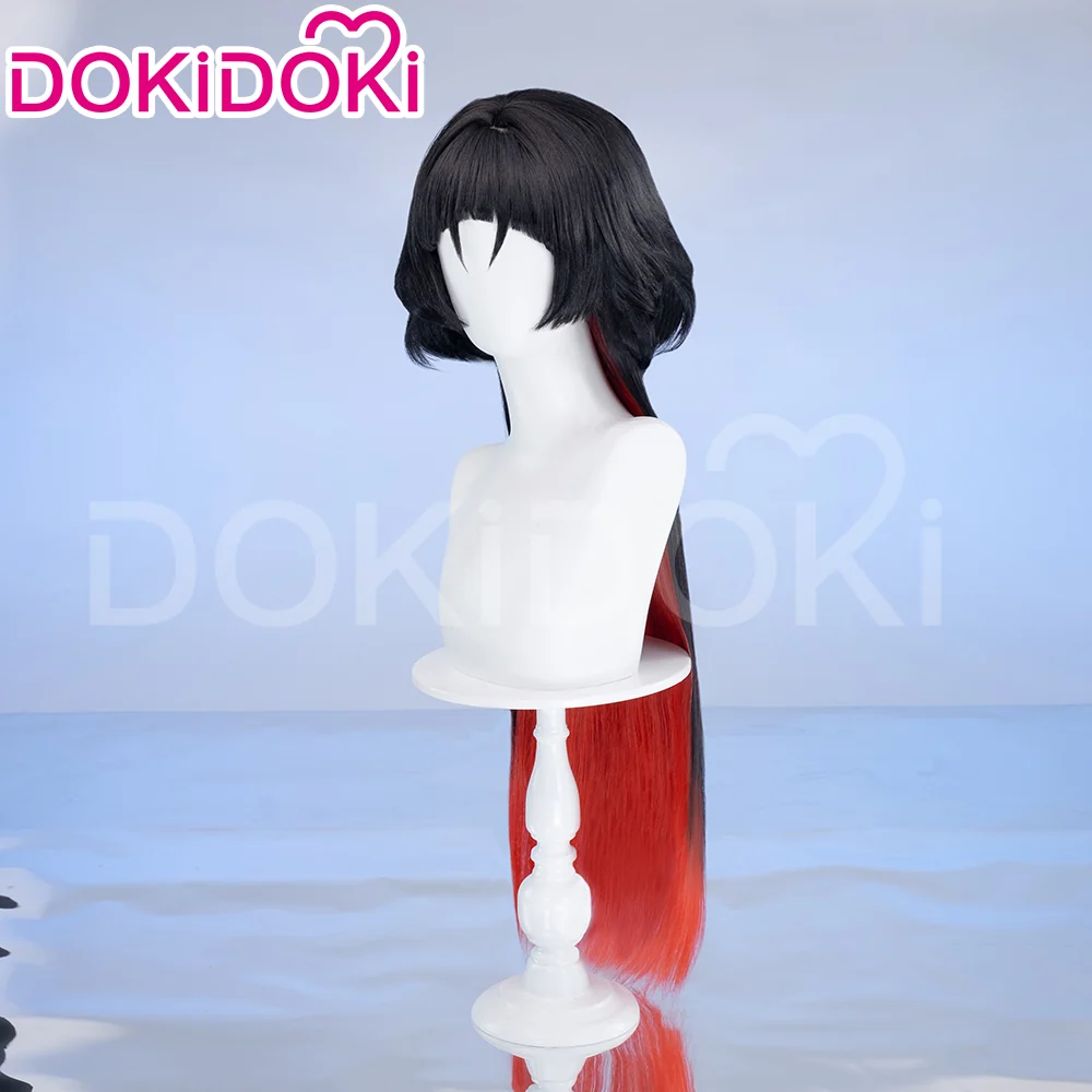 【US/EU LOCAL SHIPPING】DokiDoki Game Zenless Zone Zero Cosplay Jane Doe Wig Long Black Red Hair ZZZ - Image 4