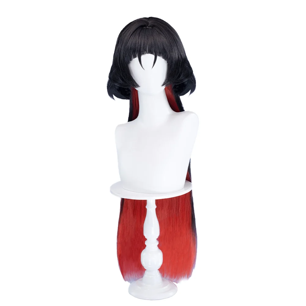 【US/EU LOCAL SHIPPING】DokiDoki Game Zenless Zone Zero Cosplay Jane Doe Wig Long Black Red Hair ZZZ - Image 7