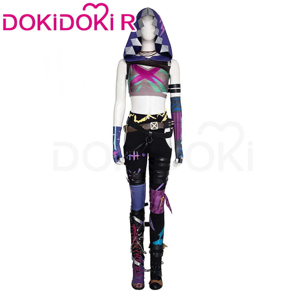 【Size XS-3XL】DokiDoki-R Anime Cosplay Fractured Jinxx Costume - Image 2