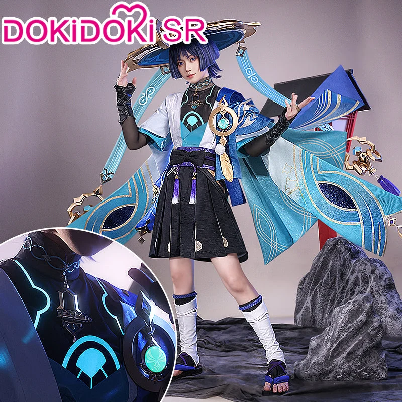 【US/EU LOCAL SHIPPING 】【Size S-3XL】【Bust Lighting】DokiDoki-SR Game Genshin Impact Cosplay Wanderer Costume Scaramouche - Image 2